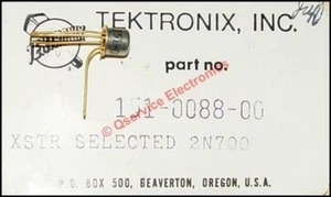 2 PCS Tektronix 151-0088-00 Custom transistor ( Sel From 2N700 ) - Picture 1 of 1