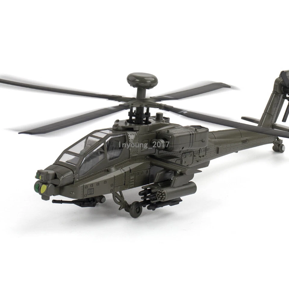 波音 AH-64 阿帕奇直升机模型压铸美国陆军飞机模型 — 第 1/4 张图片