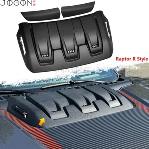 Raptor R Dry Carbon Hood Air Flow Vent Scoop Cover For Ford F-150 Raptor R 2023+ - Picture 1 of 13