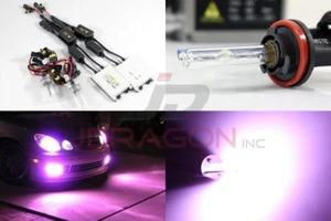 H11 12000K Purple Pink 35W Slim AC Canbus Ballast Xenon HID Conversion Kit - Picture 1 of 5