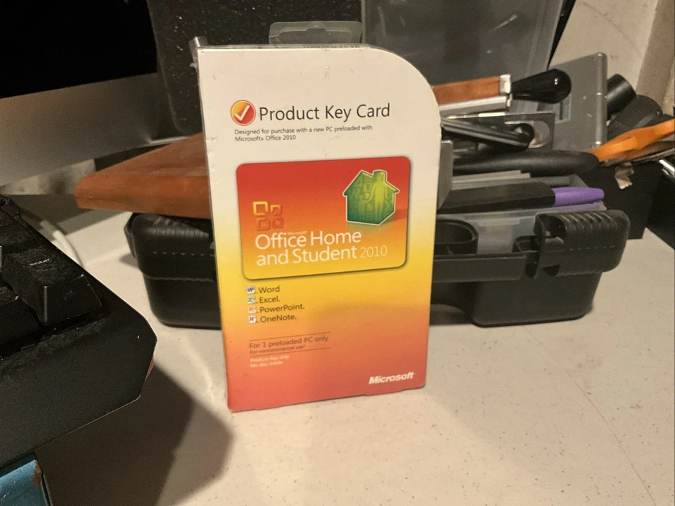 Microsoft Office Home and Student 2010 Full Retail Windows Key Card 1 PC License - Image 1 of 2