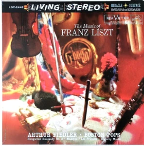 BOSTON POPS "THE MUSIC OF FRANZ LISZT" (FIEDLER) PREMIUM QUALITY USED LP (NM/EX) - Picture 1 of 2