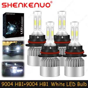 For Cadillac Brougham 1990-1992 White 9004 LED Headlights Bulbs High Low Beam S2 - Picture 1 of 12
