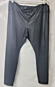 Womens Leggings Wild Fable Womens Faux Leather Leggings XXL Black - Picture 1 of 9