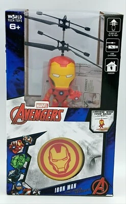 MARVEL AVENGER Iron Man flying character UFO Helicopter - Image 1 of 4