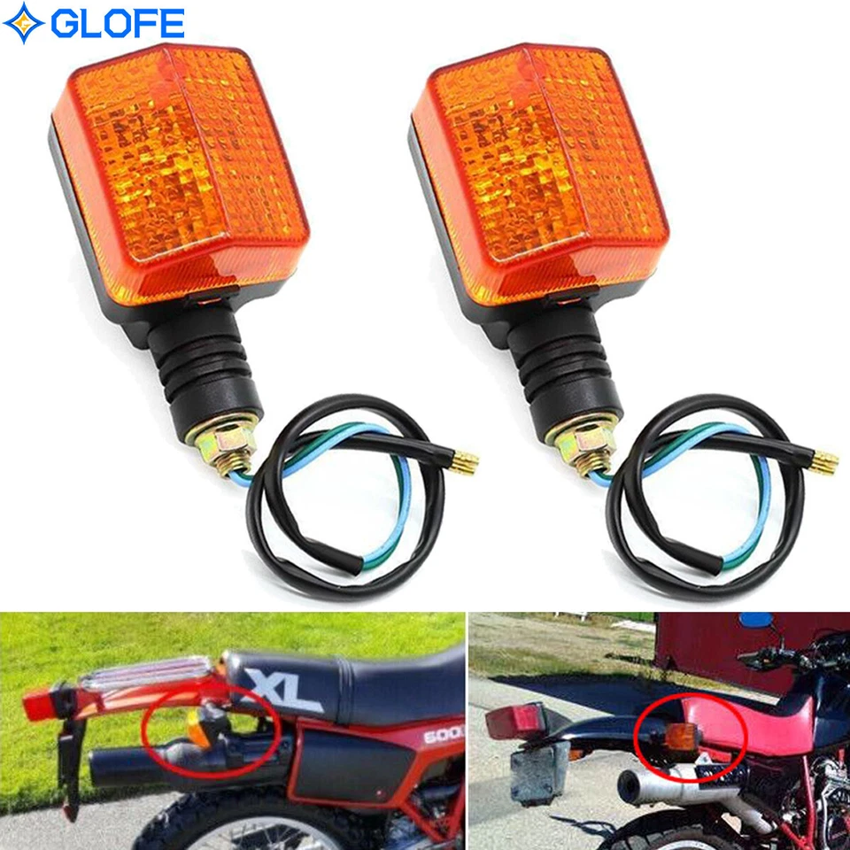 For Honda Transalp 600 XL600V XL 600 V 89 90 Winkers 2X Rear Turn Signal Lights - Image 1 of 4