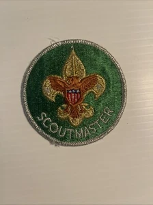 Vintage Boy Scout Uniform  Patch  Scoutmaster - Picture 1 of 1
