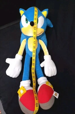 SEGA Sonic еж плюшевая XL очень большой Jumbo мягкая игрушка ~ 26 дюймов * РЕДКАЯ * - Изображение 1 из 4