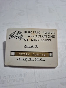 EPA Electric Power Associations Of Mississippi Clip On Name Tag ActionLine - Picture 1 of 4