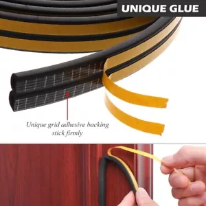 33 Feet Self Adhesive Door Seal Strip Window Stripping Weather Strips-House Roll - Picture 1 of 10