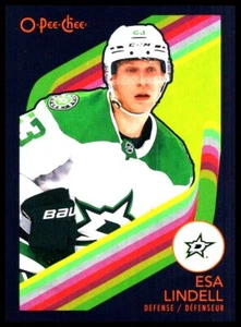 2023-24 UDC O-Pee-Chee #434 Esa Lindell Black Foilboard /100 - Picture 1 of 2