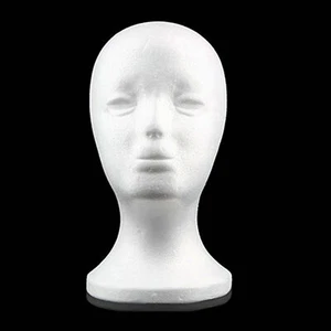 Head Model Lightweight Foam Female Foam Mannequin Head Hats Glasses Wigs Display - Picture 1 of 11