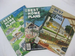 Vintage 3 PB book lot Best Home Plans Issues 95, 96 & 97 Archway Press VG - Imagen 1 de 5