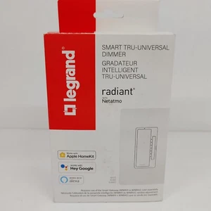 Interruptor atenuador radiante Legrand Smart Tru-Universal con Netatmo blanco WNRL50WH - Imagen 1 de 8