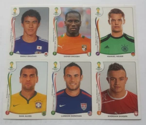 6 Stickers Panini Fifa World Cup Brasil 2014 - Bild 1 von 2