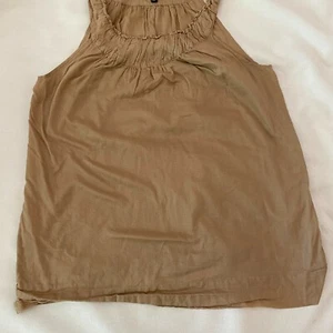 Talbots Women's Brown Sleeveless Lined Scoop Neck Regular Casual Tank Top Size 4 - Picture 1 of 7