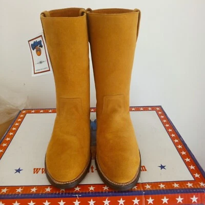 GO WEST BOOTS RANCHERS ARENA SUEDE LADY SIZE 9.5 - Photo 1/4