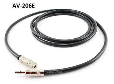 6ft High Quality 3.5mm Stereo Male/Female Audio Extension Cable, AV-206E - Image 1 of 3