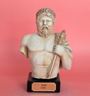 Zeus King of the Olympians Gods small bust - Olympus Ruler of Sky and Thunder
