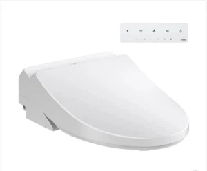 Asiento de inodoro bidé alargado con tapa SoftClose TOTO T1SW2491#01 Washlet NUEVO - Imagen 1 de 3