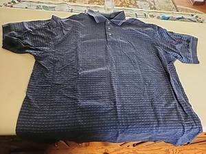 Greg Norman Shirt Men's Sz XXL Short Sleeve Blue /Pink Design (T-3) - Picture 1 of 8
