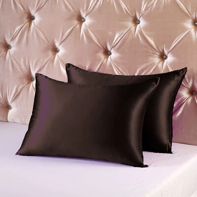 Almofada de seda Ossum cor cetim fronha almofada capa macia confortável S23 - Imagem 1 de 4