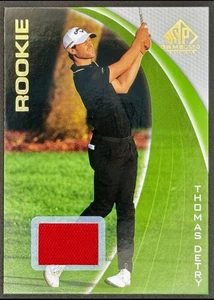 THOMAS DETRY 2021-22 SP Game Used Golf Rookie Patch Relic Card Upper Deck  - Picture 1 of 2