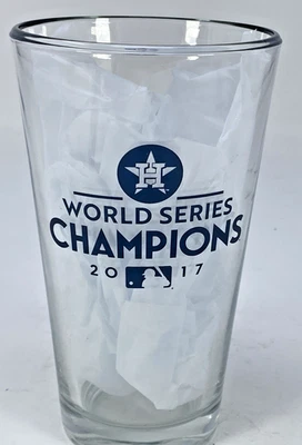 Houston Astros 2022 WORLD SERIES CHAMPS CHAMPIONS Roster Pint Glass NEW - Image 1 of 4