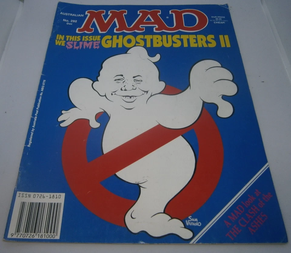 MAD Magazine Ghostbusters II - Published 1989, Number 292- FREE POSTAGE!! - Image 1 of 2