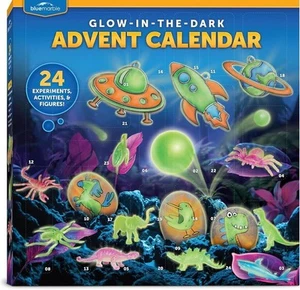 Interactive Glow-in-the-Dark Advent Calendar with Science Experiments & Figures - Picture 1 of 7