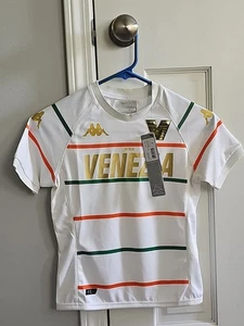 VENEZIA FC ITALY 2022/2023 AWAY FOOTBALL SHIRT JERSEY MAGLIA BOYS SZ 8 KAPPA NEW - Picture 1 of 12