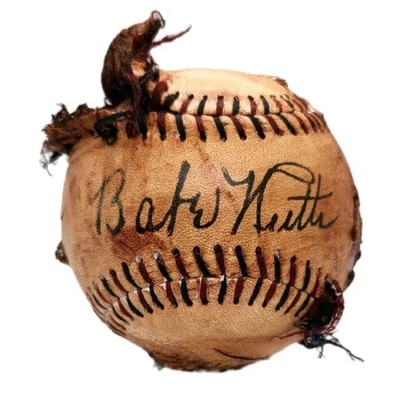 The Sandlot Replica Baseball w/ Babe Ruth Facsimile Autograph - Image 1 of 3