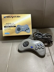 Controlador SEGA Saturn HSS-0101 Control Pad Gris con Caja Probado Japón - Imagen 1 de 13