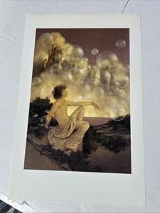 Maxfield Parrish Air Castles Originaldruck 1904 - Bild 1 von 4