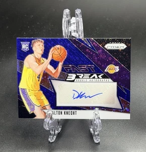 2024 Prizm Fast Break Rookie Autographs Blue Dalton Knecht RC SP /49 L.A. Lakers - Picture 1 of 2