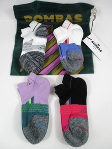 -Nuevo BOMBAS S Ligero Hex Tec Correr 4 Pares Calcetines al Tobillo Talla Mujer 4-7.5 - Imagen 1 de 1