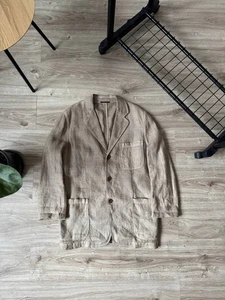 Blazer de lino beige para hombre C. P. Company talla 50 - Imagen 1 de 7