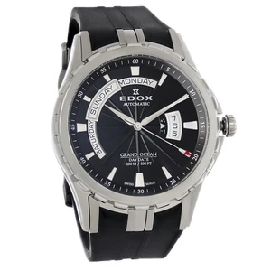 Edox Grand Ocean 83006 3CA NIN Men's Stainless Steel Automatic Watch - Picture 1 of 3