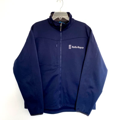 Chaqueta para hombre Rolls Royce Tri Mountain talla XL polar cremallera completa azul marino Foto 1 de 4
