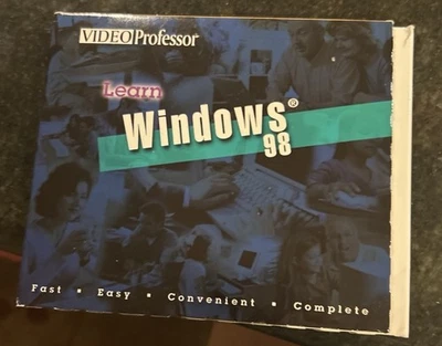 Video Professor Learn Windows 98 , 2 CD Lesson Set Preowned/Very Good - Image 1 of 4