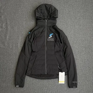 Lululemon Down For It All Down Jacket 700 Fill Size 6 Black Company Embroidered - Picture 1 of 10