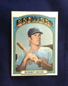 #402 Topps Bobby Heise Brewers 1972 casi nuevo-como nuevo venta inmobiliaria envío gratuito - Imagen 1 de 2