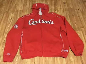Giacca foderata sherpa termica St Louis Cardinals cuciture taglia X-Large - Foto 1 di 9