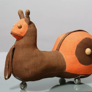 Renate Müller für VEB Sonni Rupfentier Schnecke Vintage Snail Therapeutic Toy - Bild 1 von 6