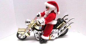 Santa on Motorcycle Sings "Born To Be Wild” Music HeadLight Lights Up Yule1 - Picture 1 of 15