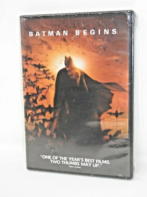 Batman Begins DVD - Christian Bale Widescreen Movie New SEALED - Image 1 of 4