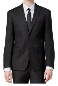 DKNY Herren Anzug Sakko schwarz Größe 40 kurz Lexington Smoking Wolle $ 525 - Bild 1 von 3