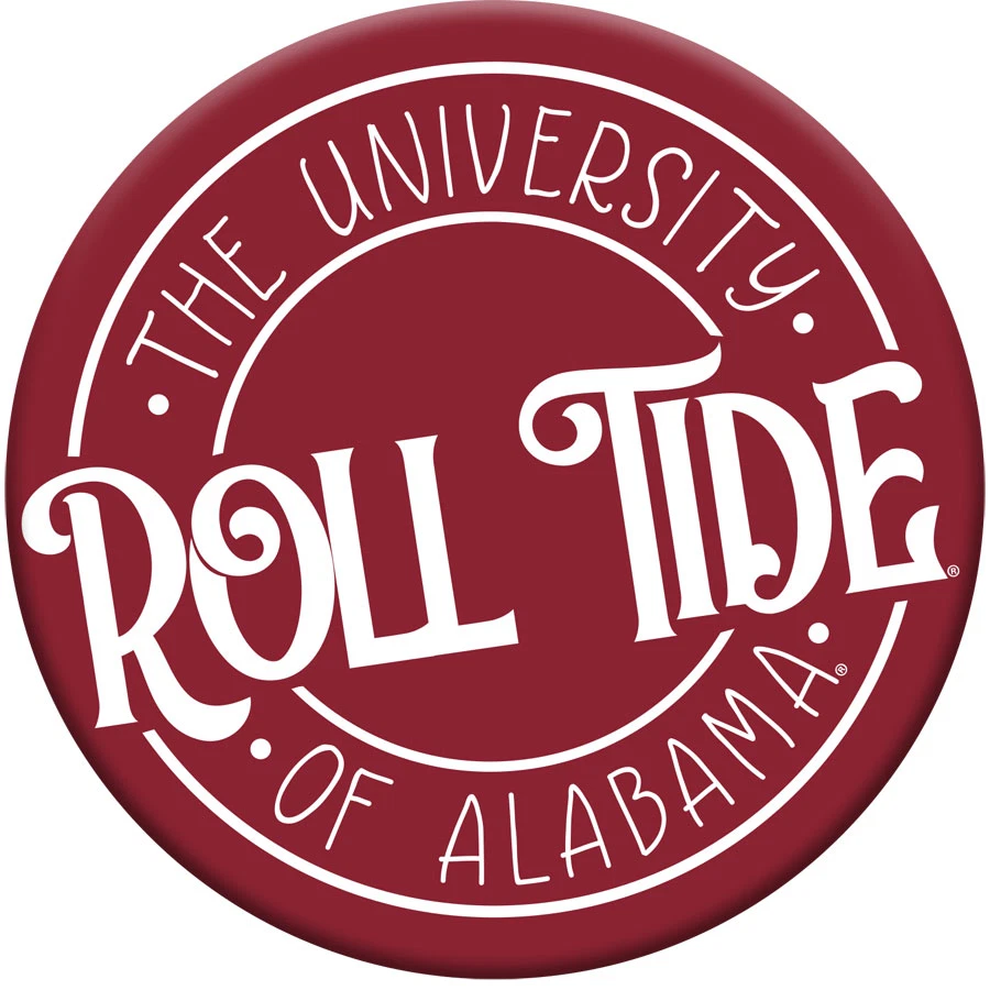 Calcomanía adhesiva troquelada de vinilo resistente a la intemperie Alabama Crimson Tide 34 Foto 1 de 1
