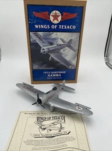 Wings of Texaco 1932 Northrop Gamma Airplane Bank Die Cast Metal Plane - Bild 1 von 9