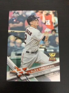 Alex Bregman 2017 Topps Chrome ROOKIE REFRACT BASEBALL KARTE #9 - HOUSTON ASTROS - Bild 1 von 2